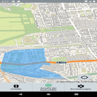 Fahrraddiebstahlwarnung screenshot