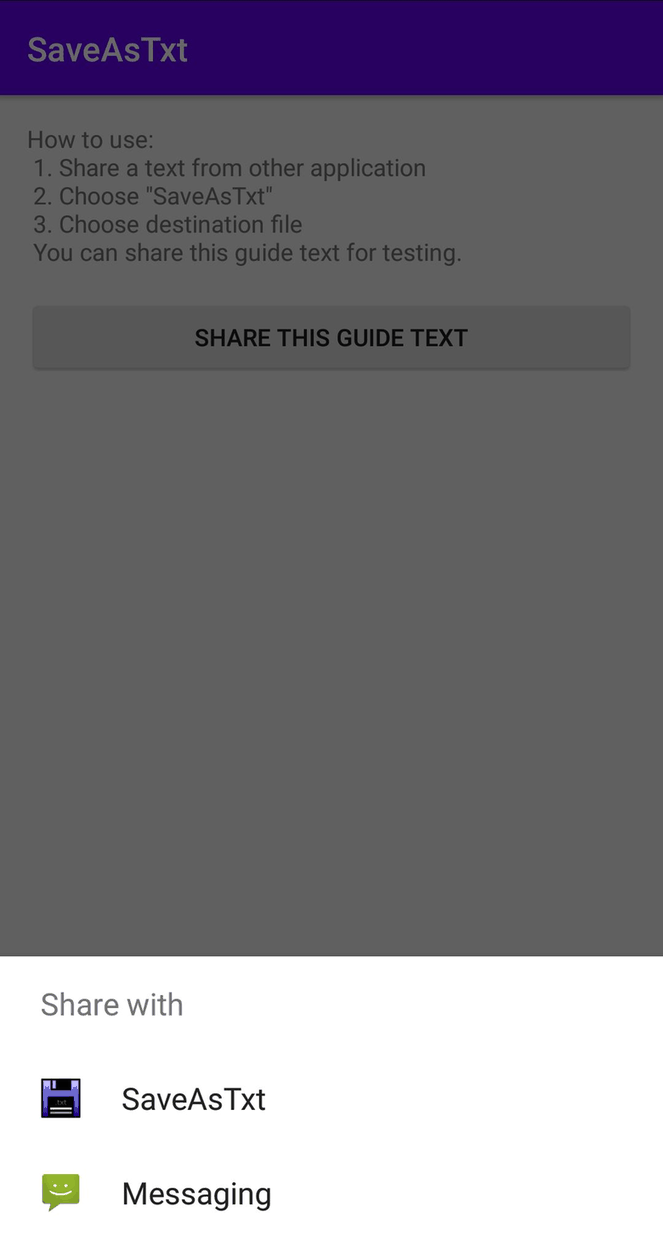 SaveAsTxt screenshot