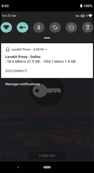 Lavabit Encrypted Proxy screenshot