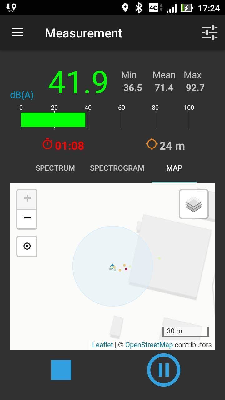 NoiseCapture screenshot
