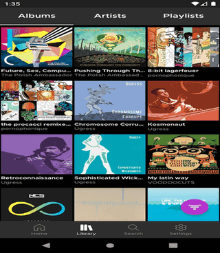 Subtracks screenshot