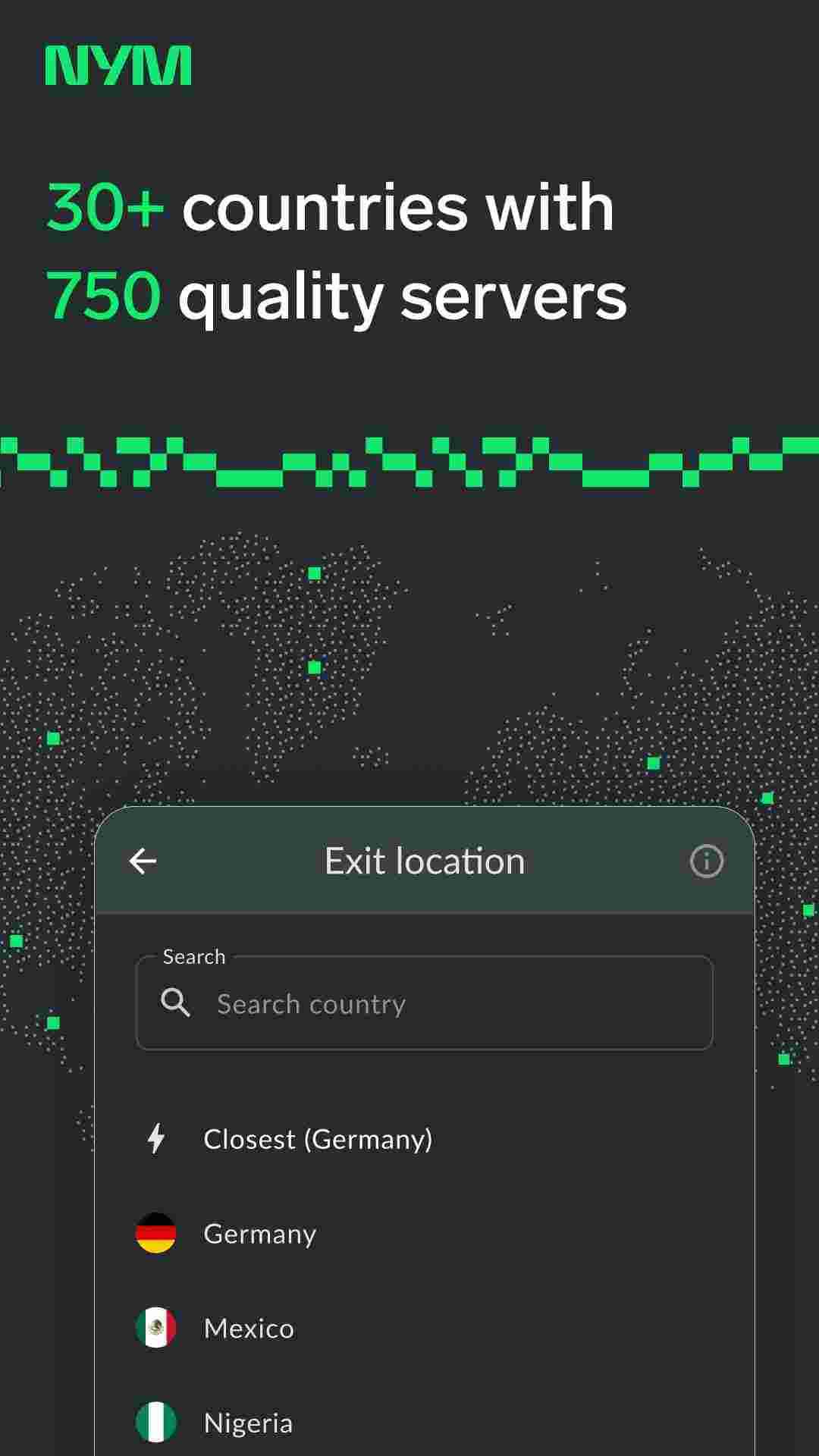 NymVPN: Secure VPN by Nym screenshot