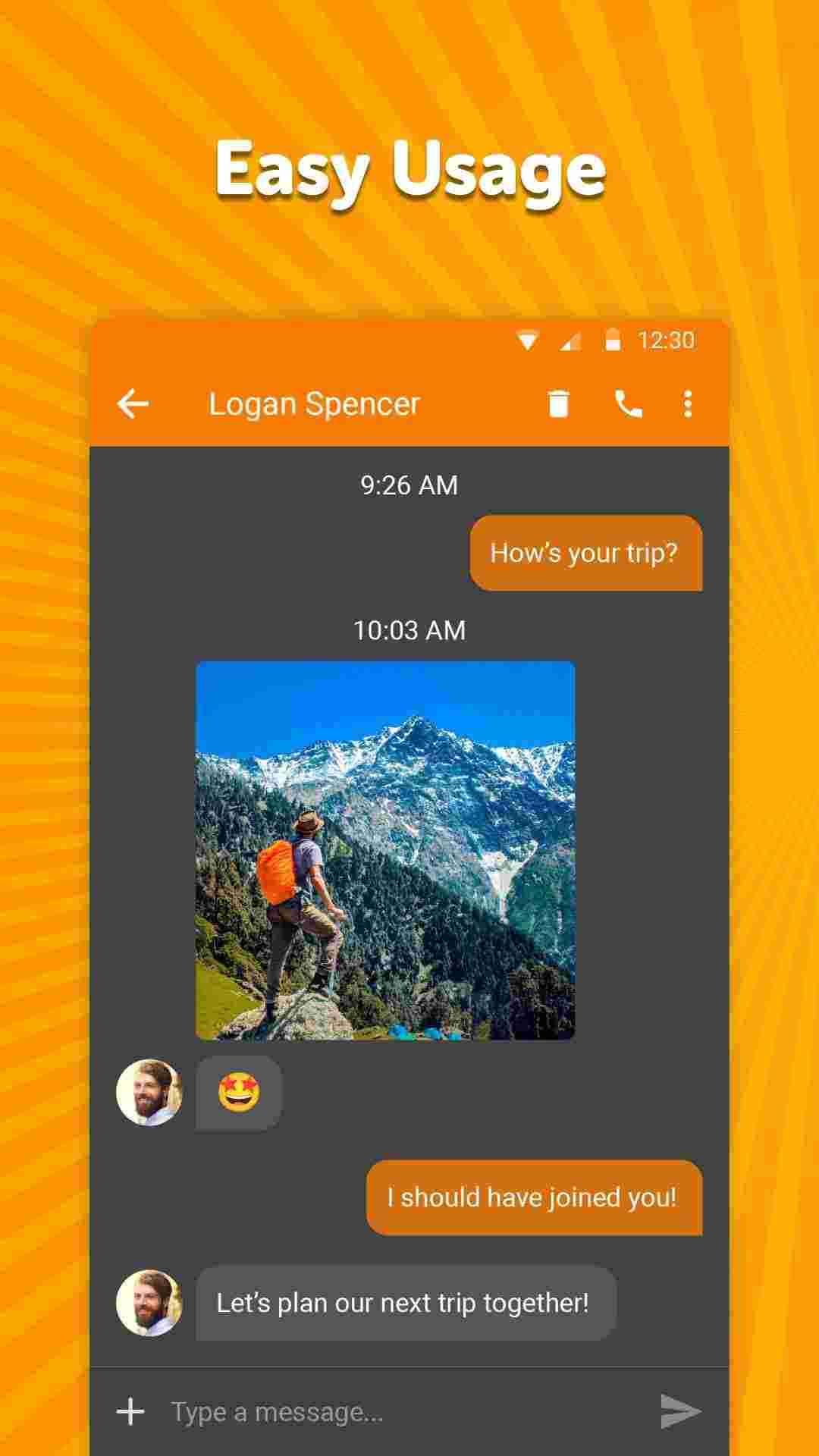 Simple SMS Messenger screenshot