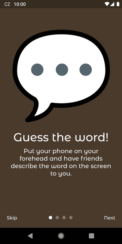 Parlera — word guessing game screenshot