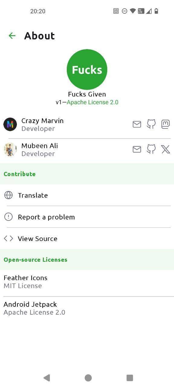 Fucks Given screenshot