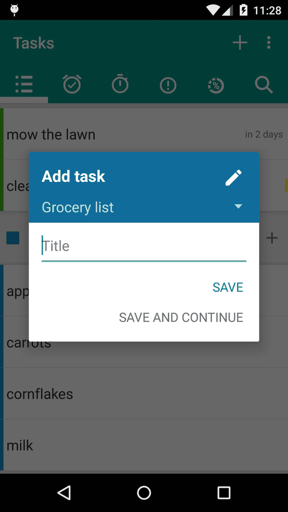 OpenTasks screenshot