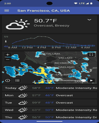 QuickWeather screenshot