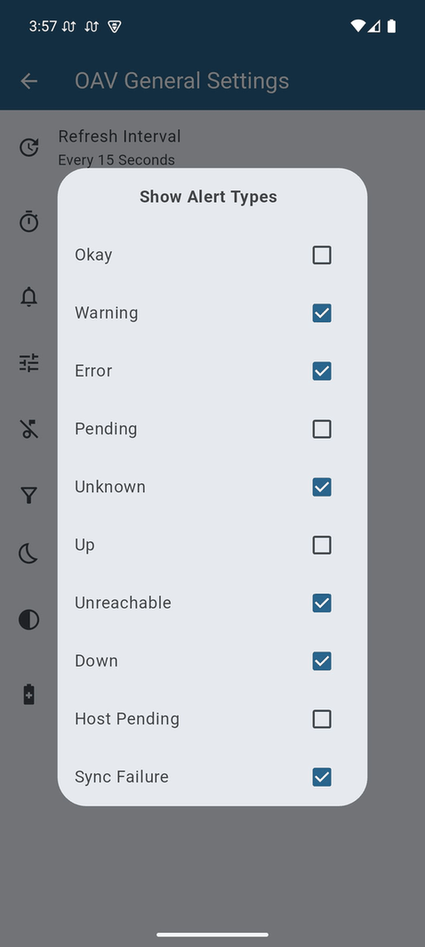 Open Alert Viewer screenshot
