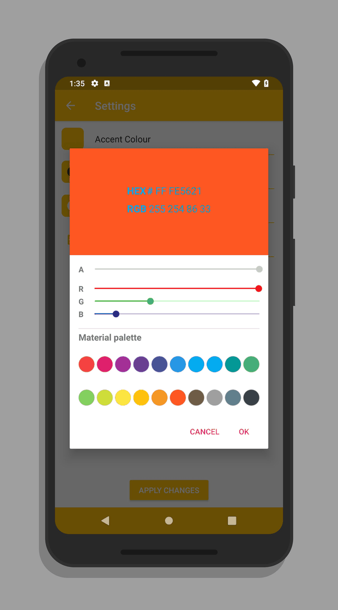 Simple Material Notes screenshot
