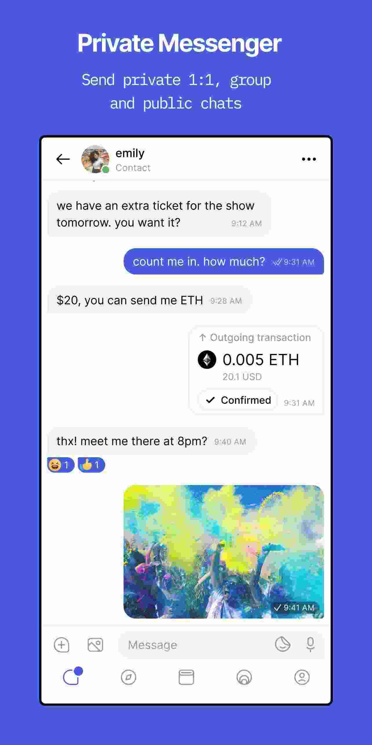 Status: Social Crypto Wallet screenshot