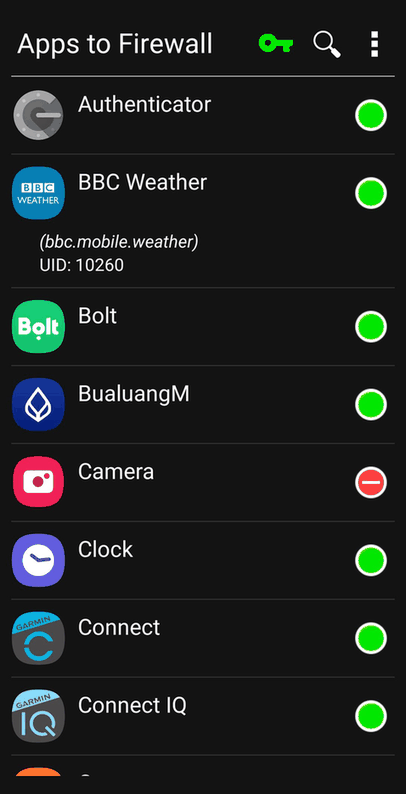 Karma Firewall screenshot