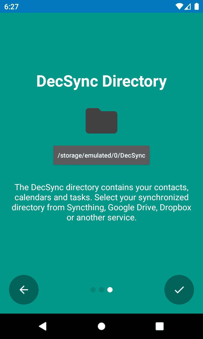 DecSync CC screenshot