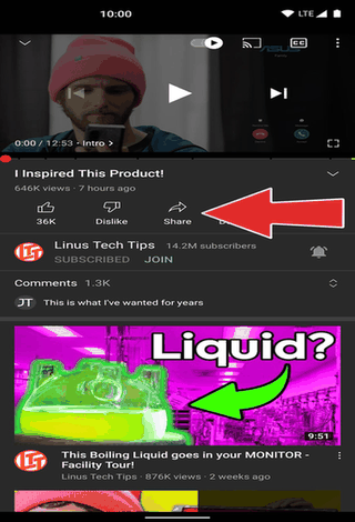 Show Youtube Dislikes screenshot