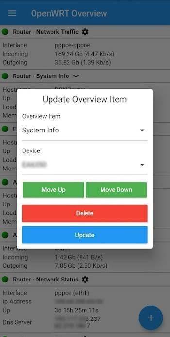 OpenWrt Manager screenshot