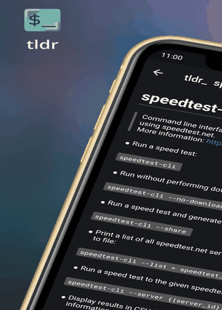 tldr man-pages screenshot