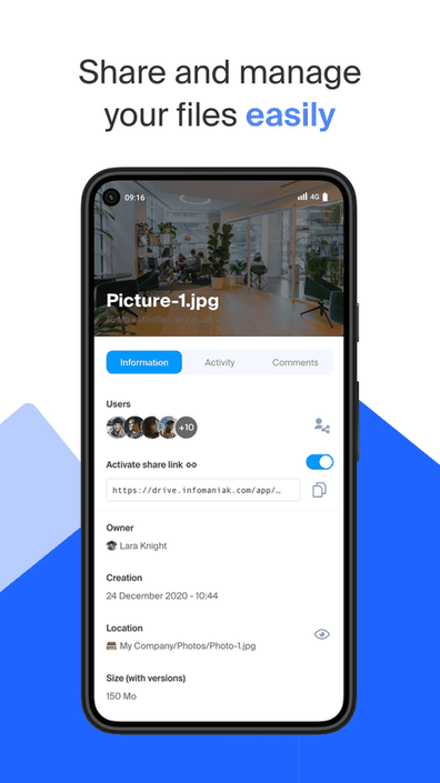 Infomaniak kDrive screenshot