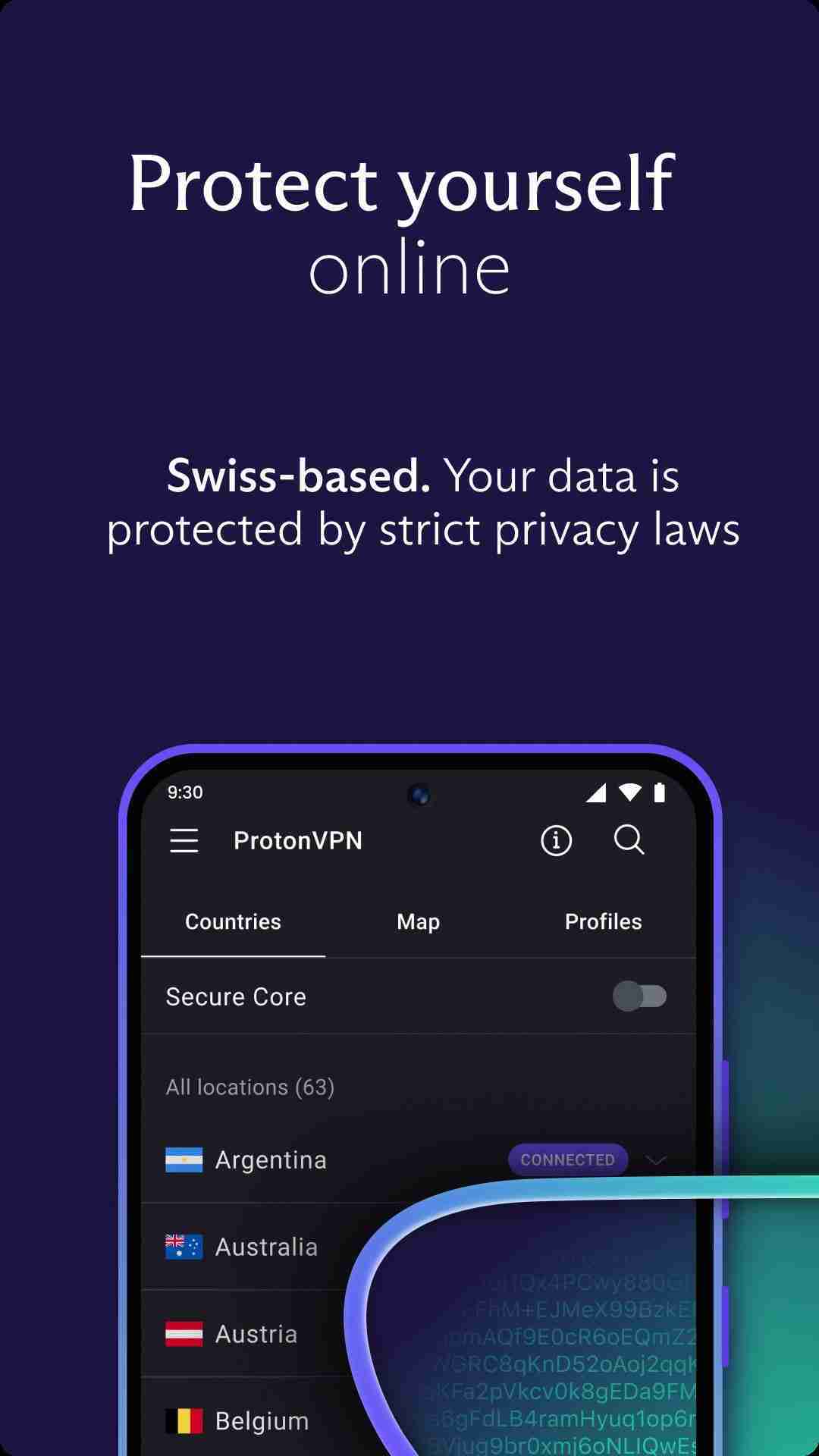 ProtonVPN screenshot