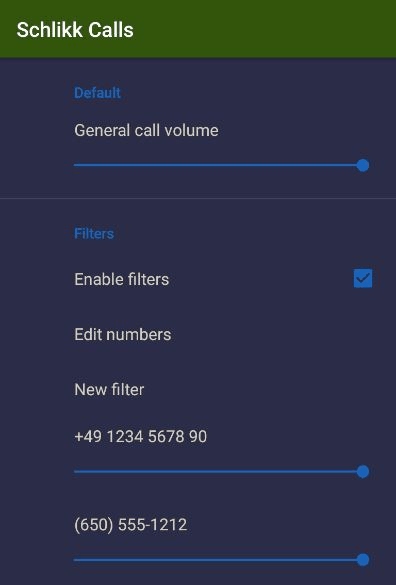 Schlikk Calls screenshot