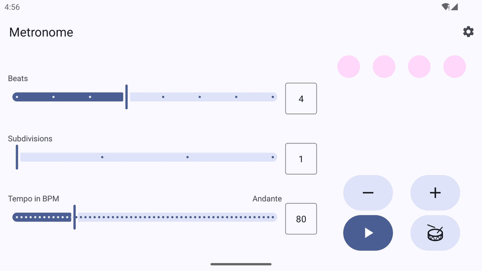 Metronome screenshot