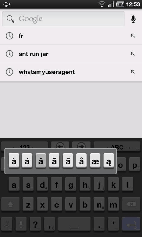 Danish for AnySoftKeyboard screenshot