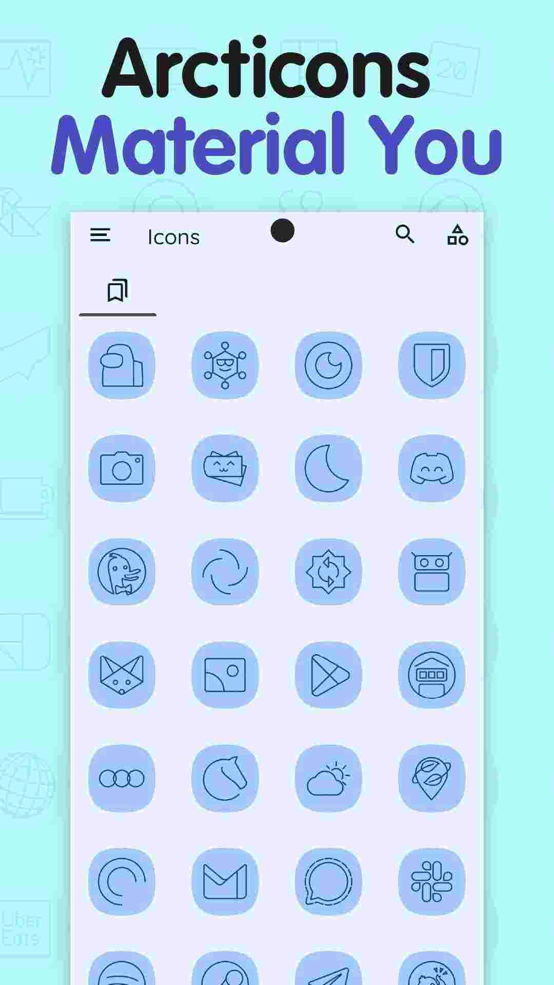 Arcticons Material You screenshot