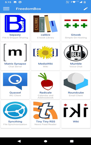 FreedomBox screenshot