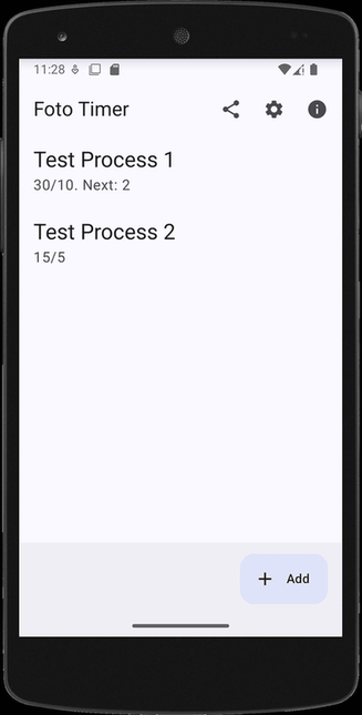 Foto Timer screenshot