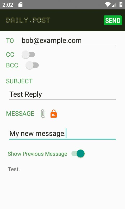Inbox Pager screenshot