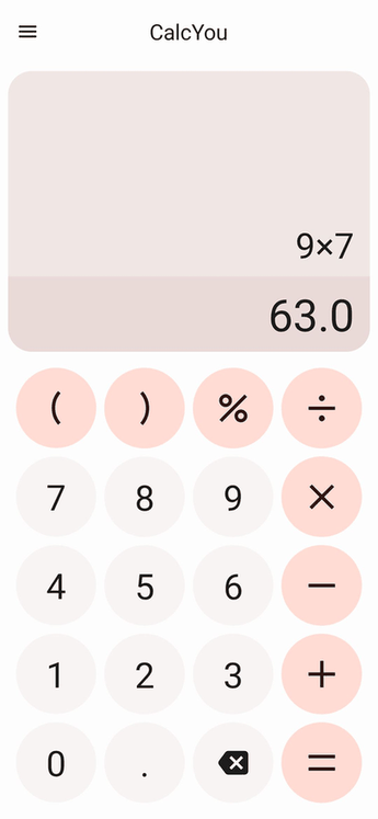 CalcYou screenshot