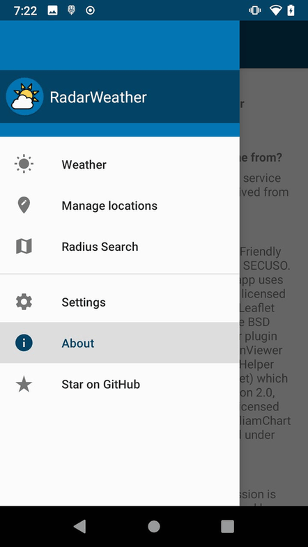 RadarWeather screenshot