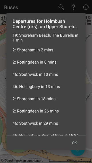 Buses screenshot