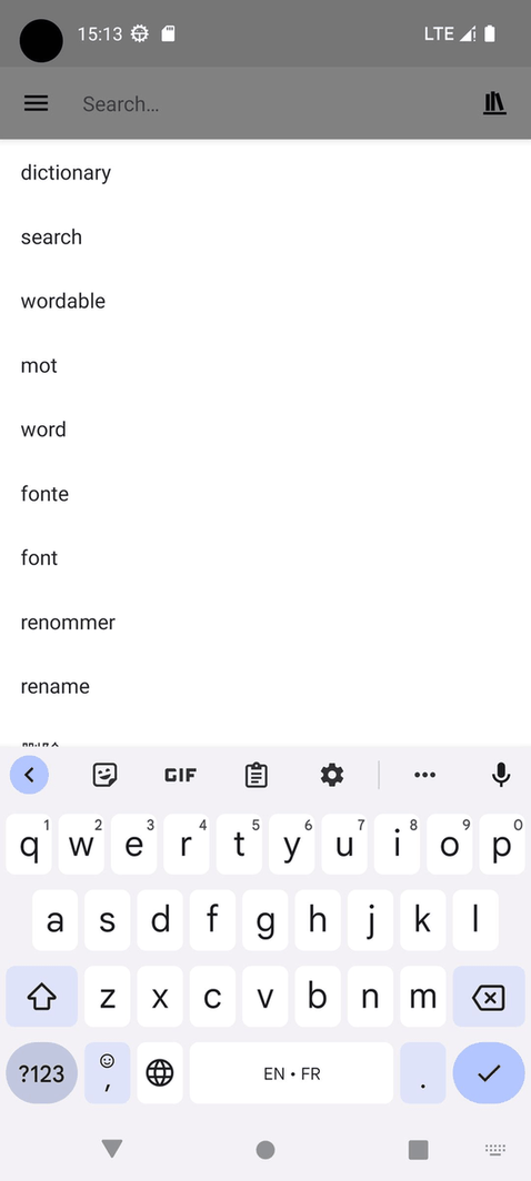 SilverDict screenshot