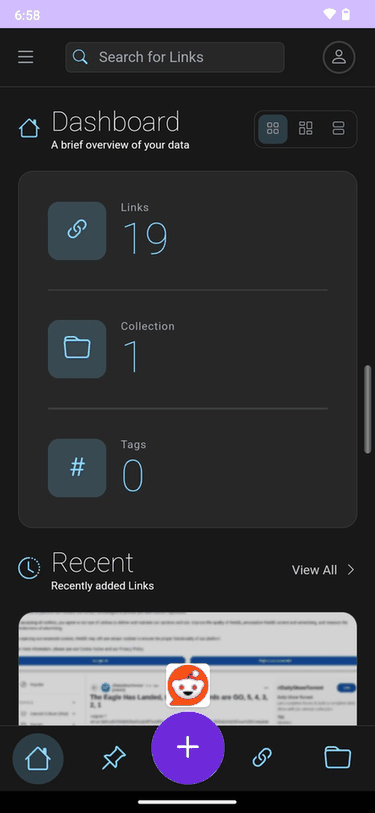 LinkDroid for Linkwarden screenshot