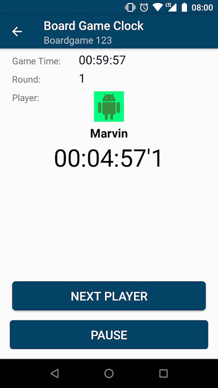 Boardgame Clock screenshot