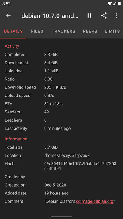 Tremotesf screenshot