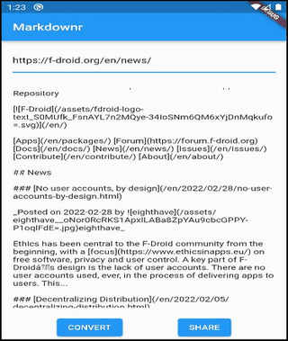 Markdownr screenshot