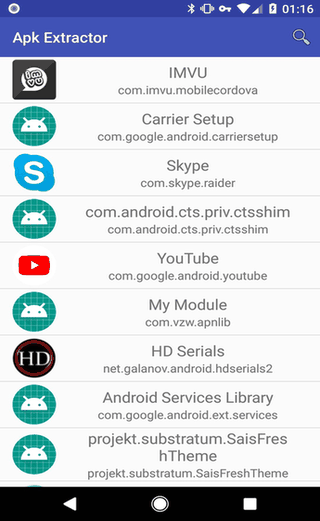 Apk Extractor screenshot