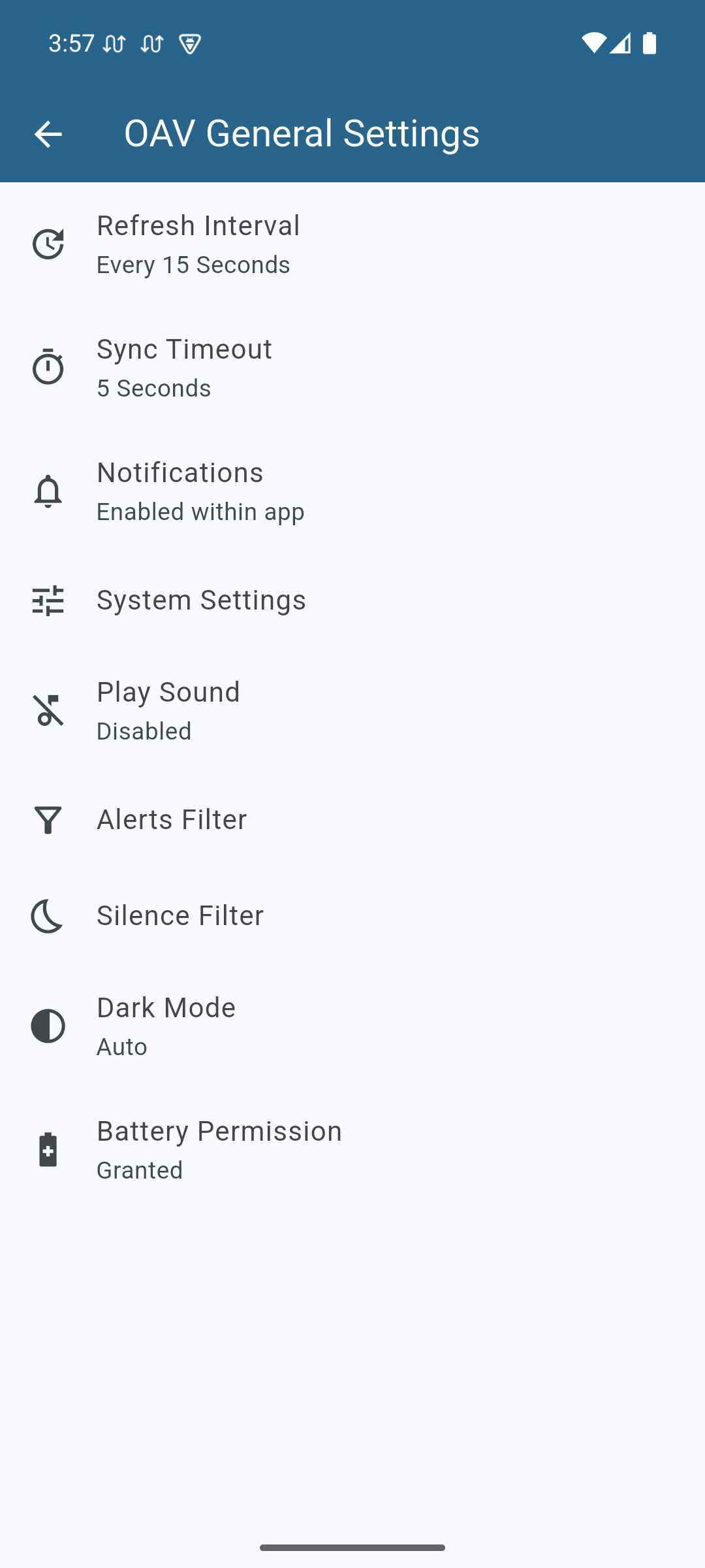 Open Alert Viewer screenshot