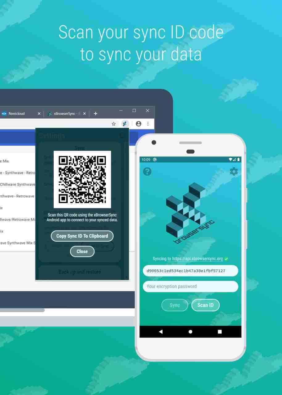 xBrowserSync screenshot