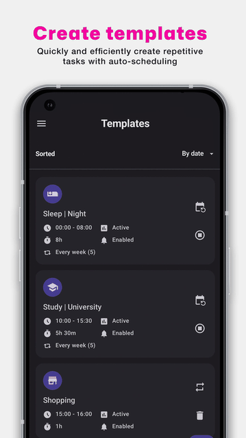 TimePlanner screenshot