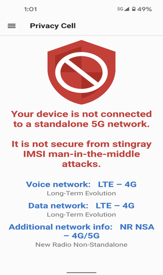 Privacy Cell screenshot