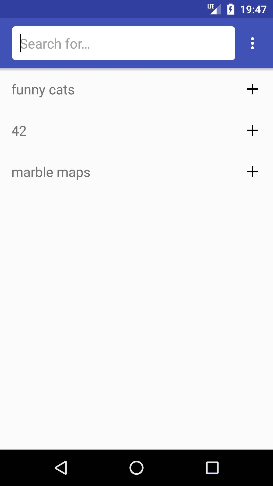 Simple Search screenshot