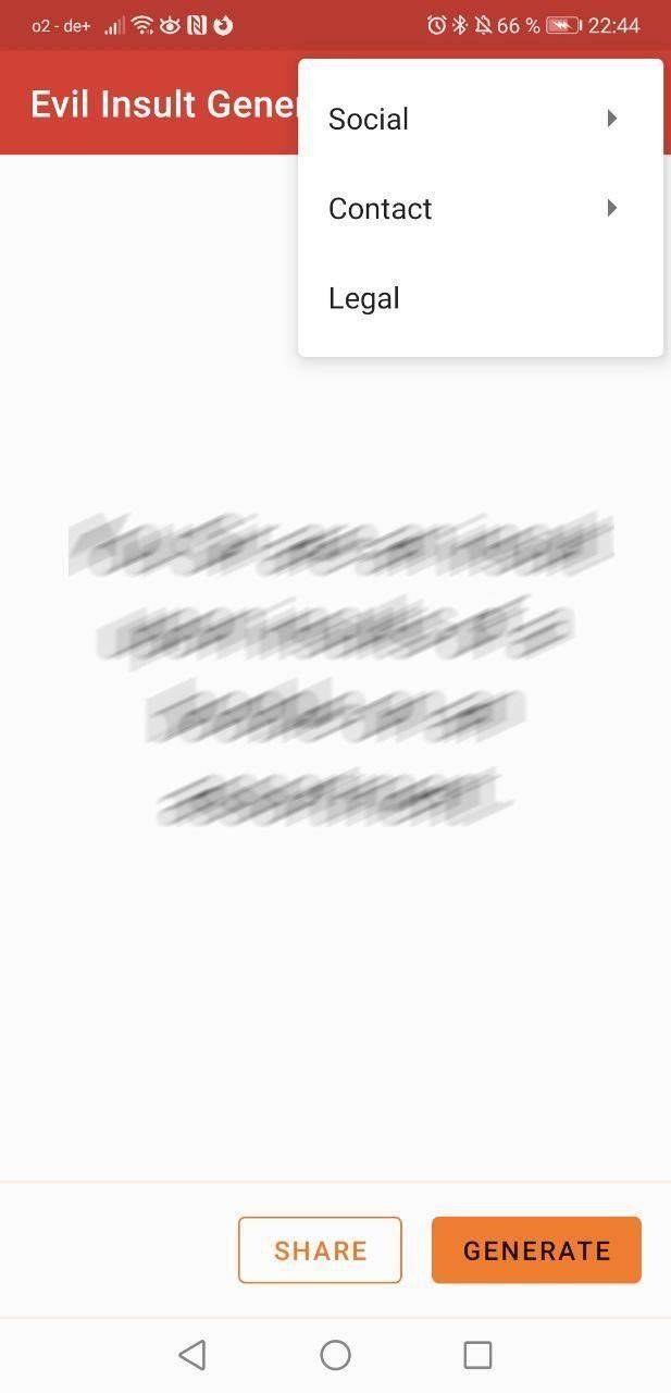 Evil Insult Generator screenshot