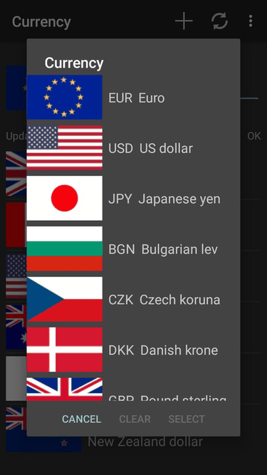 Currency screenshot