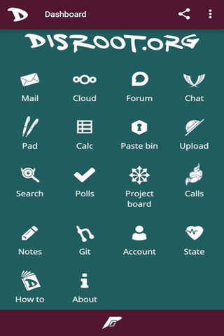Disroot app screenshot