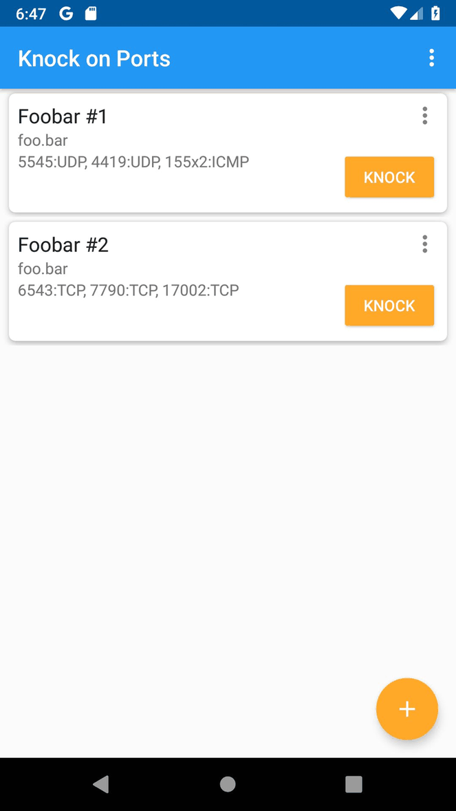 Knock on Ports screenshot