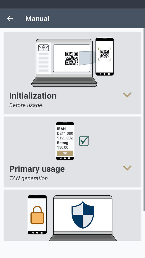 Varengold activeTAN screenshot