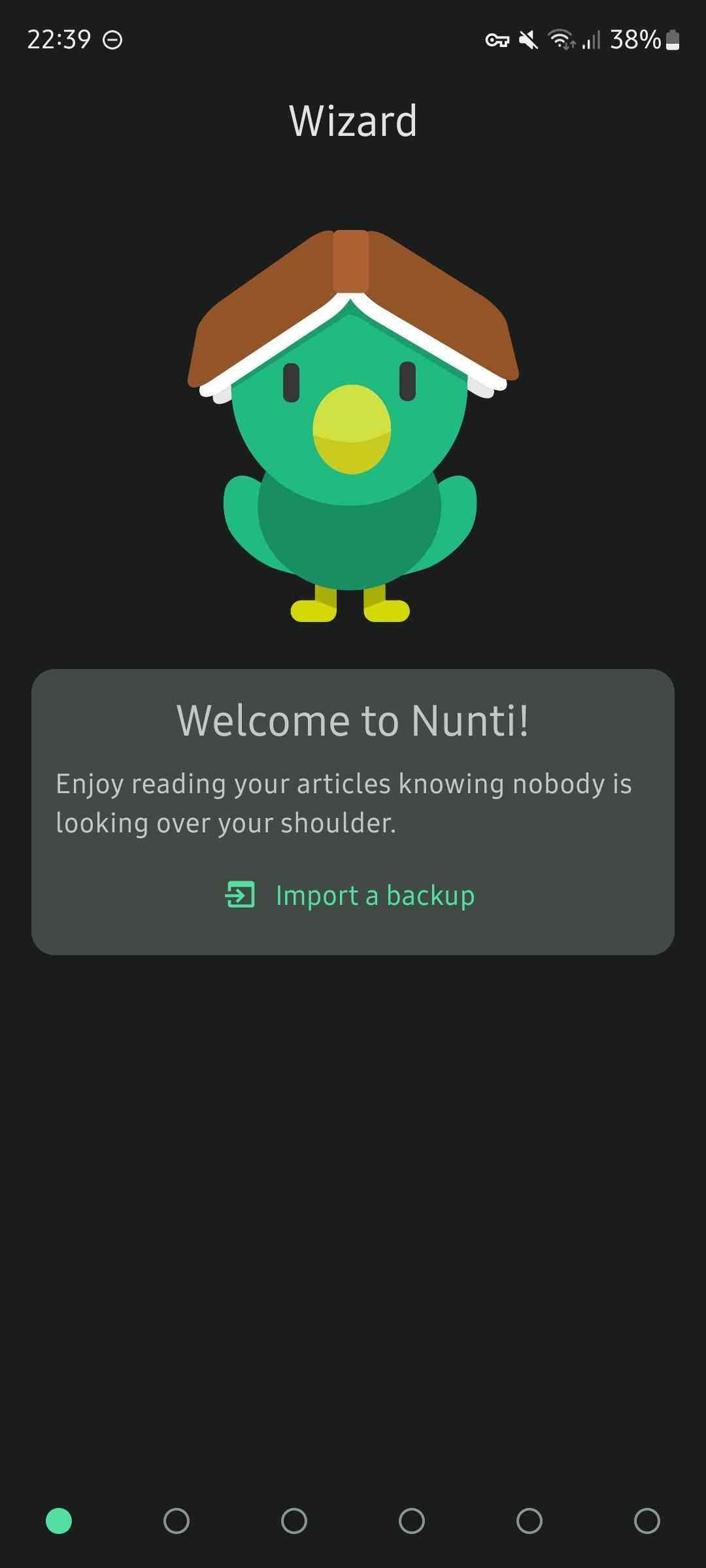 Nunti screenshot