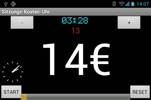 Meeting Cost Clock screenshot