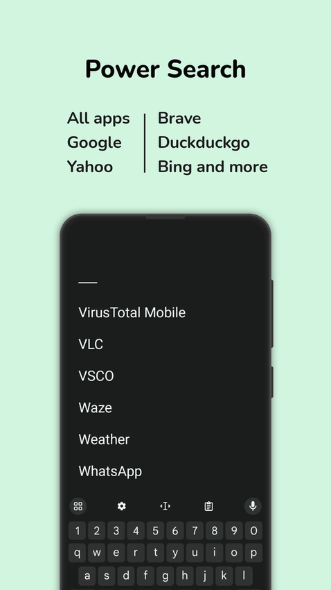 mLauncher screenshot